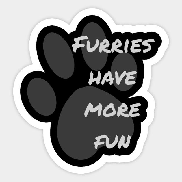 Furries Have More Fun Sticker by swampback